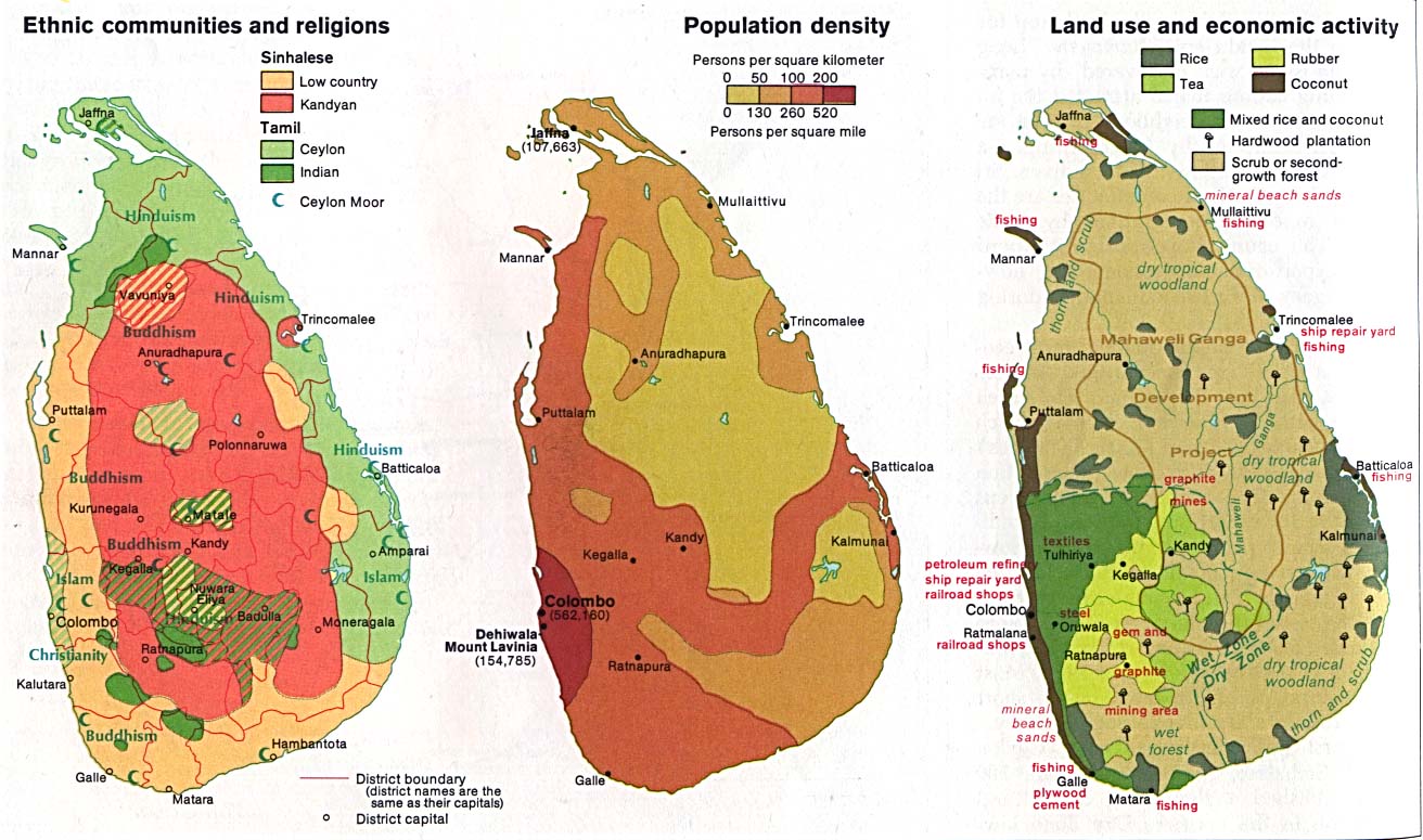 Sri Lanka - Maps 