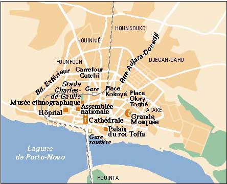 Porto-Novo Map | Maps